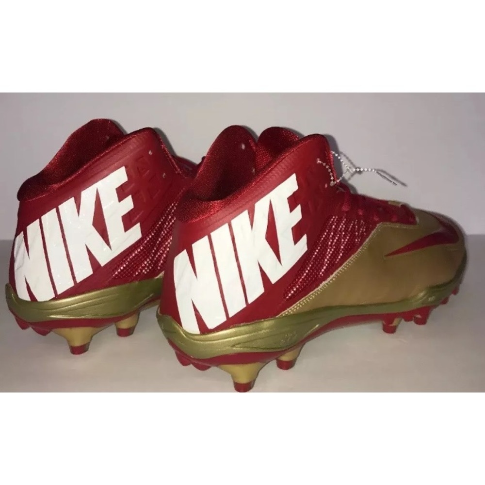 Nike Red and Gold Athletic Shoes